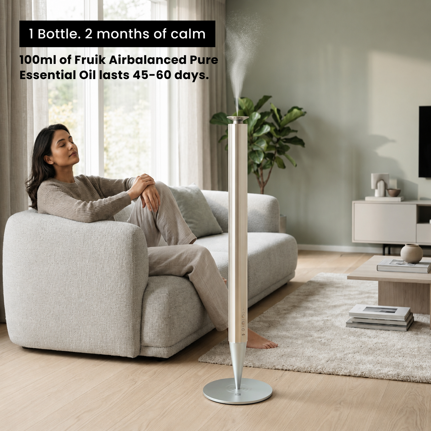 Vertis - Floor Standing Waterless Diffuser for Large Spaces