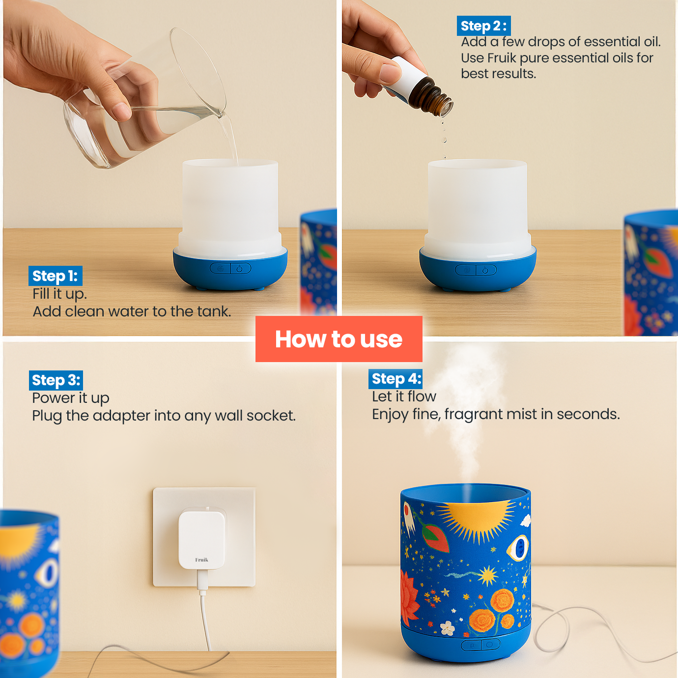 Abundance Diffuser - Illustrated by a Feng Shui Master