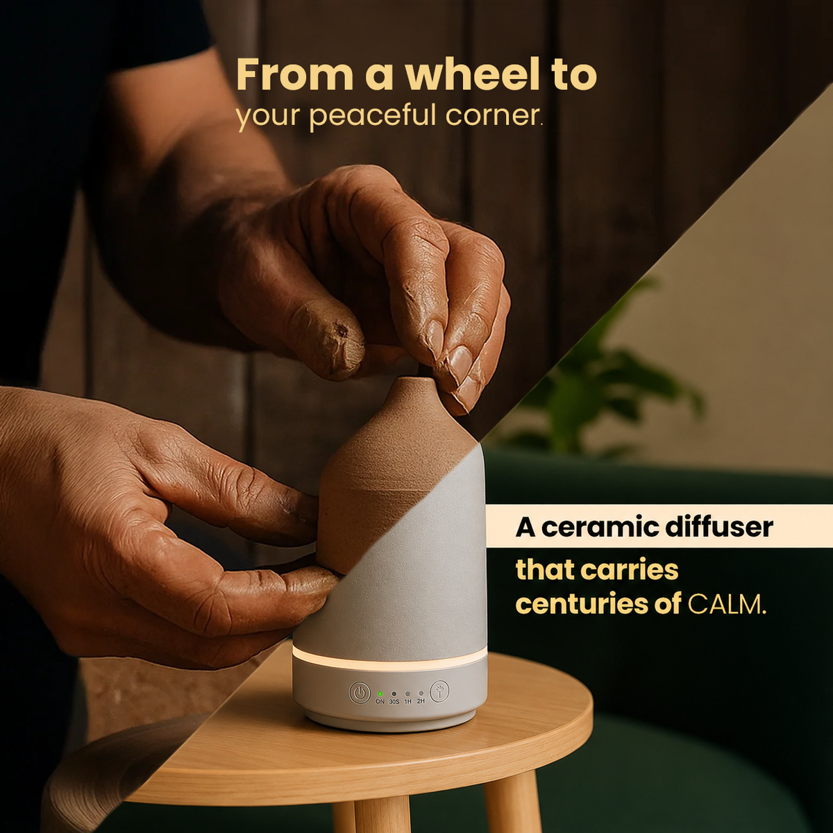 Ceramic Stone Premium Ultrasonic Diffuser