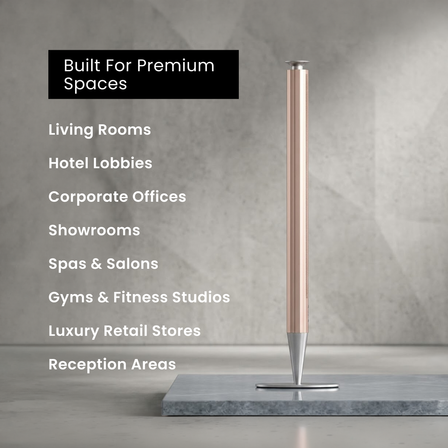 Vertis - Floor Standing Waterless Diffuser for Large Spaces