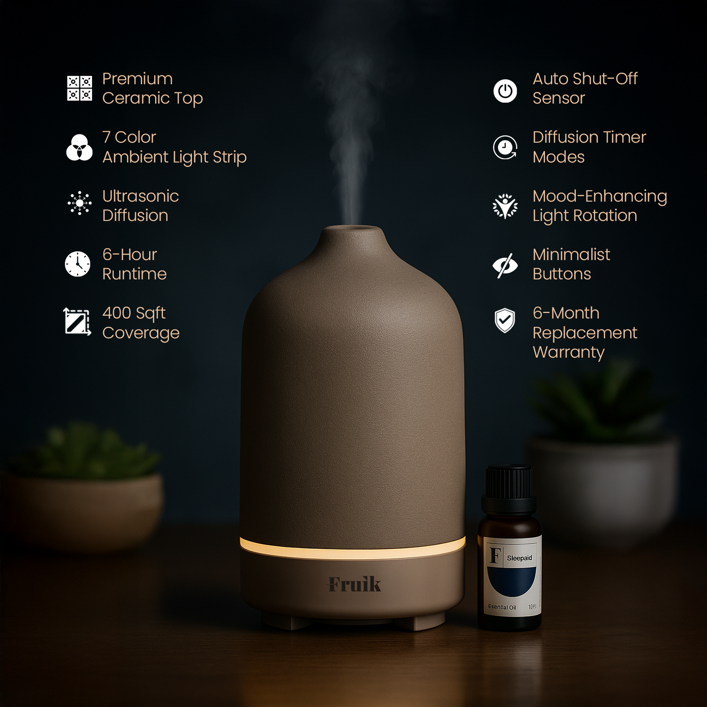 Ceramic Stone Premium Ultrasonic Diffuser
